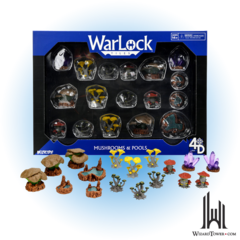 WARLOCK DUNGEON TILES: CAVERN ACCESSORY - MUSHROOMS/POOLS